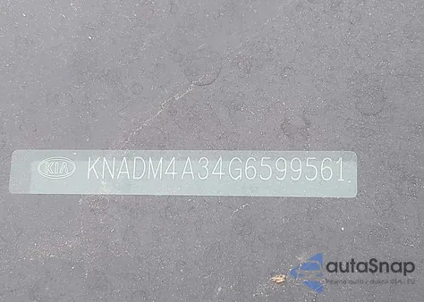 2016 Kia Rio Lx из США, поврежденный, VIN KNADM4A34G6599561